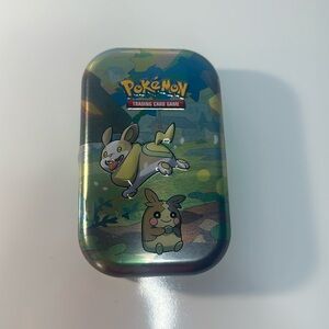 Pokémon Trading Card Game Tin EMPTY 2020 Pokémon Extra Character Scene On Back
